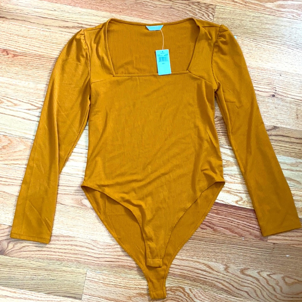 Burnt orange bodysuit